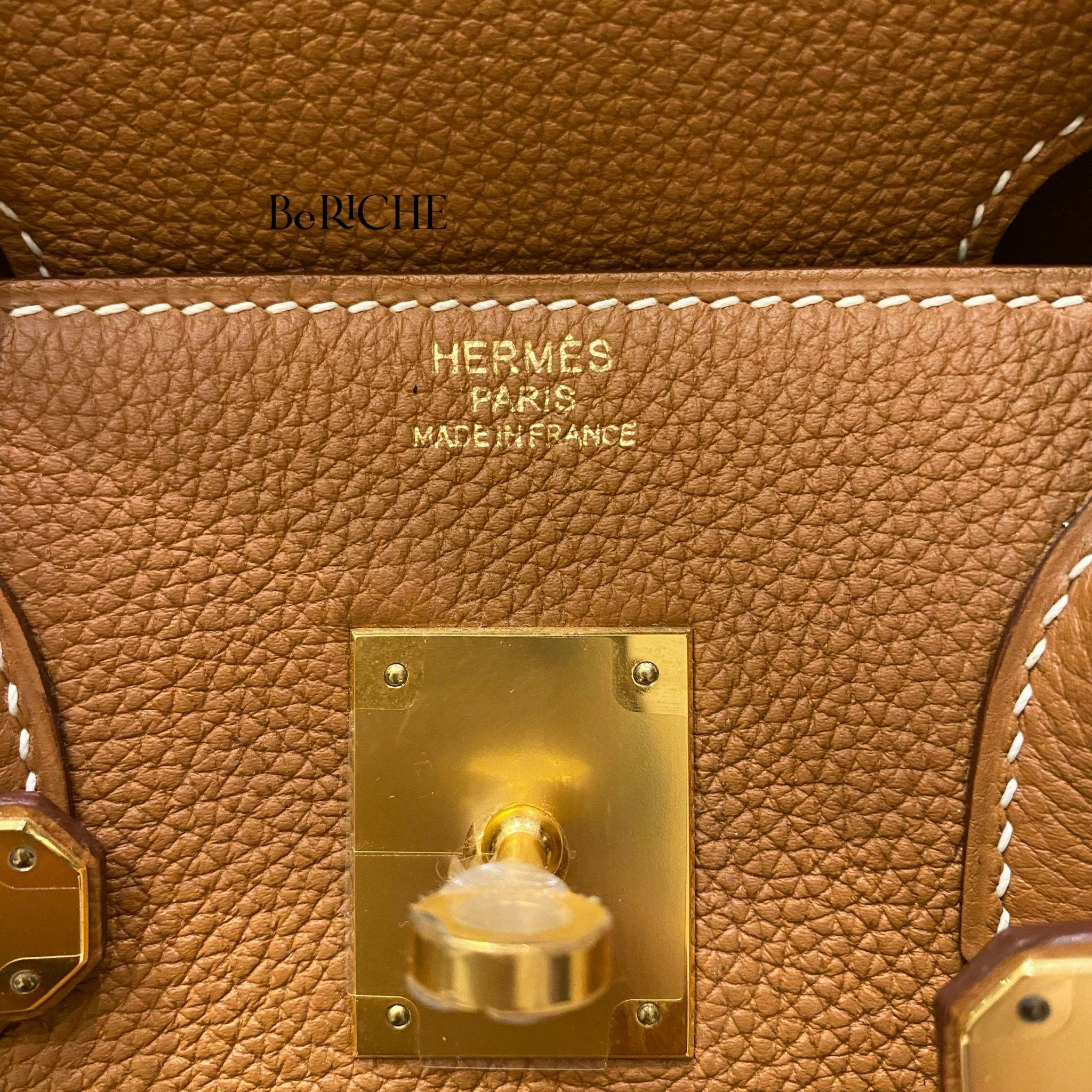 Birkin B30 Togo Gold GHW