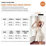  Đầm thiên nga hoa thếu 3d - Rosalie Dress - Lola Vietnam Dịu dàng, gợi cảm thu hút 