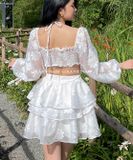  Đầm thiên nga hoa thếu 3d - Rosalie Dress - Lola Vietnam Dịu dàng, gợi cảm thu hút 