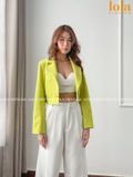  Áo Vest Linen Suite Xanh Trắng Phối Đồ Thanh Lịch - Lola Vietnam 