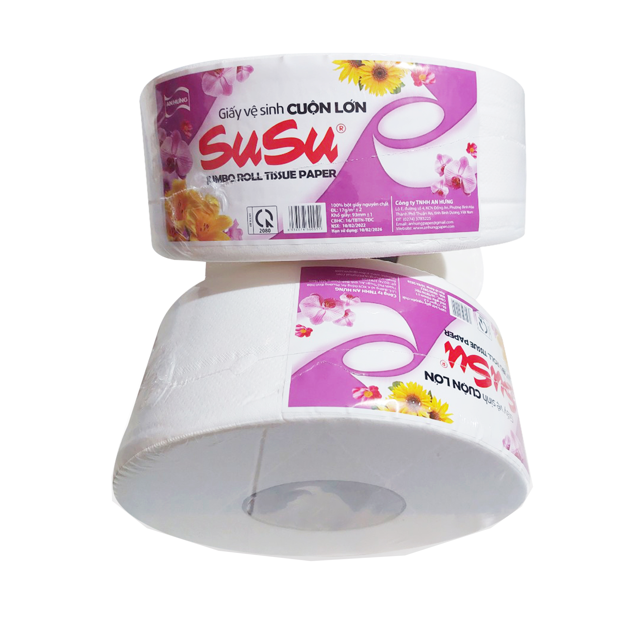  Giấy vệ sinh cuộn lớn 700gram 