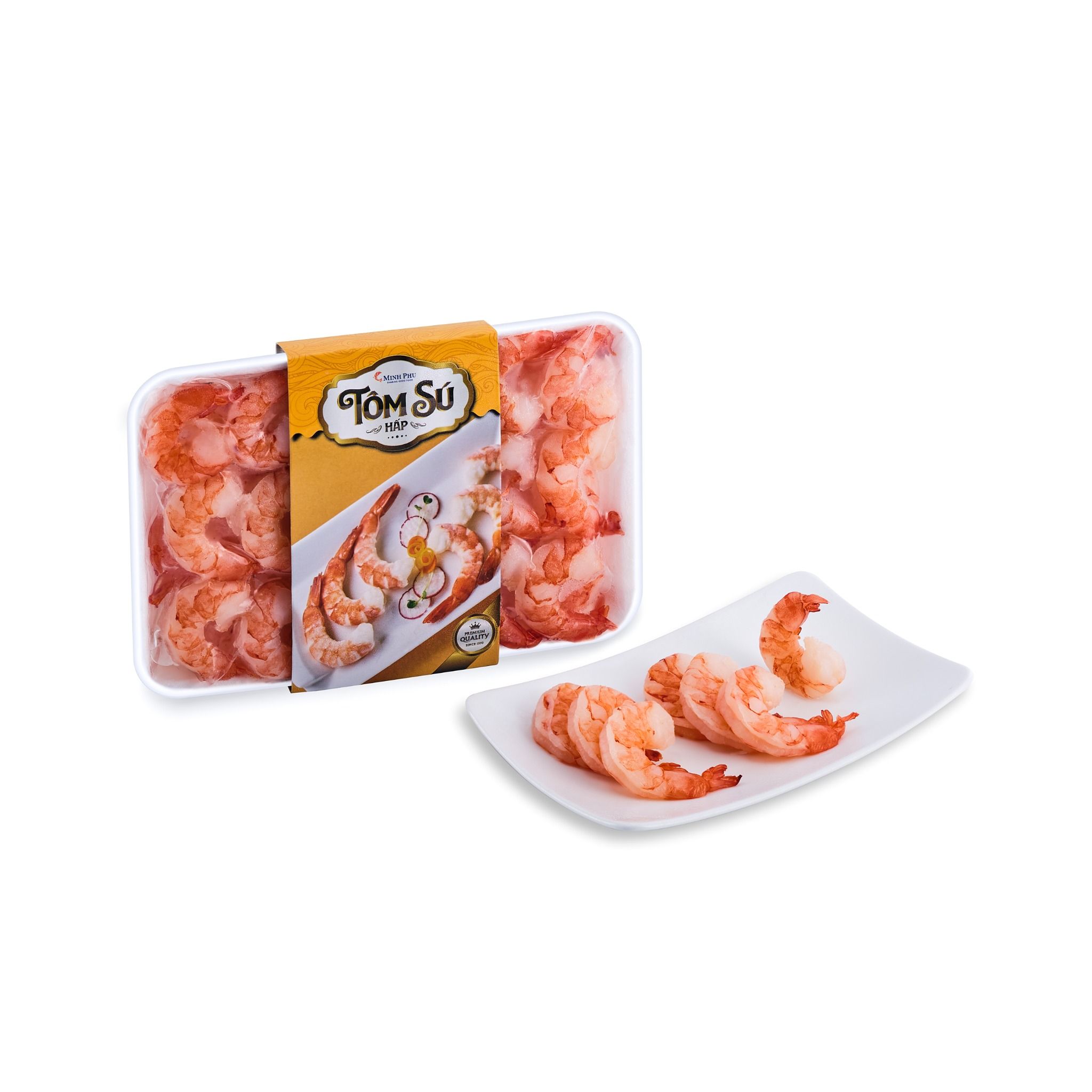 Tôm Sú Thịt Hấp - BT C. PD - Size 31/40 - Túi 500g