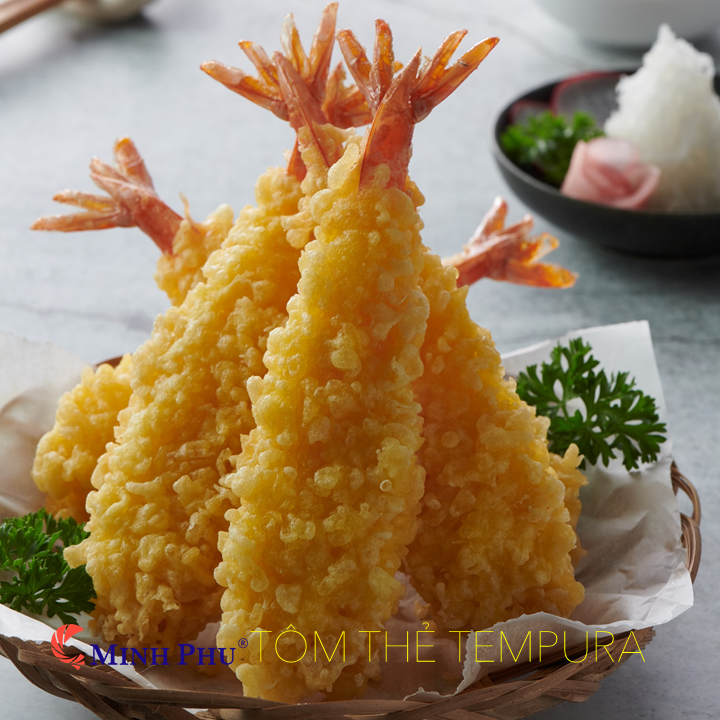 Tôm Thẻ Tempura - VM TEMPURA - 210g - Khay 10 Con