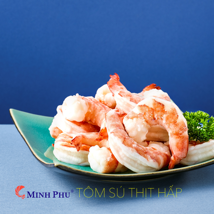 Tôm Sú Thịt Hấp - BT C. PD - Size 51/60 - Khay 300g