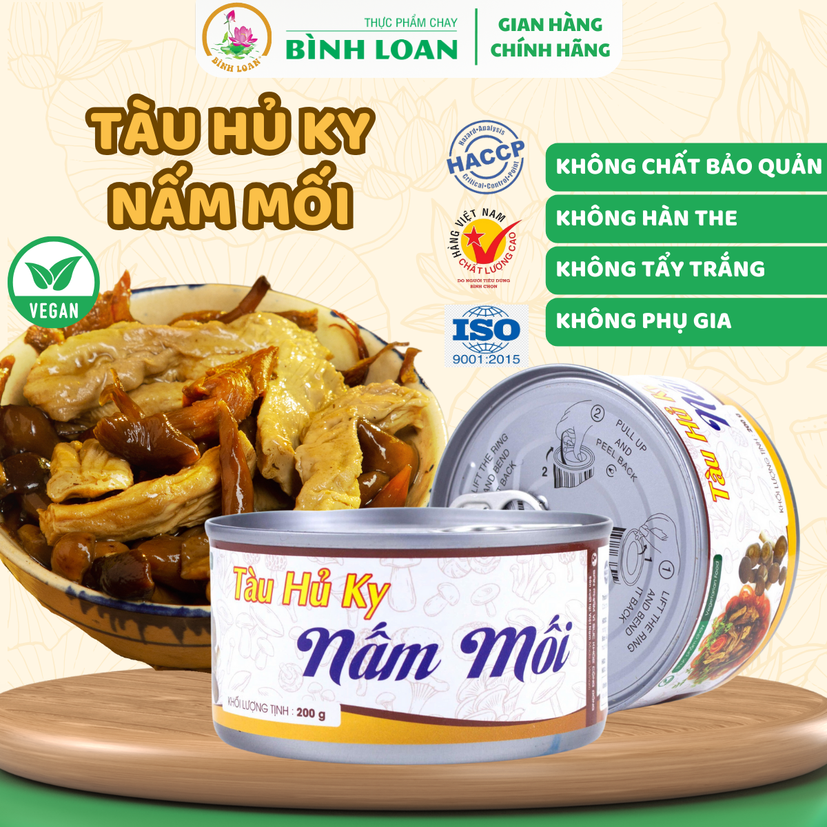 TÀU HỦ KY NẤM MỐI - 1 Thùng (24 hộp)