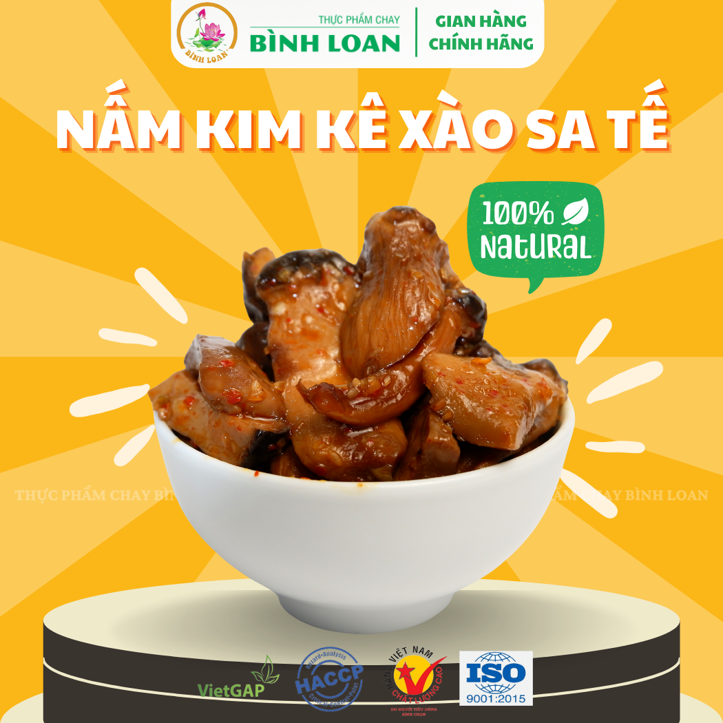 NẤM KIM KÊ XÀO SA TẾ