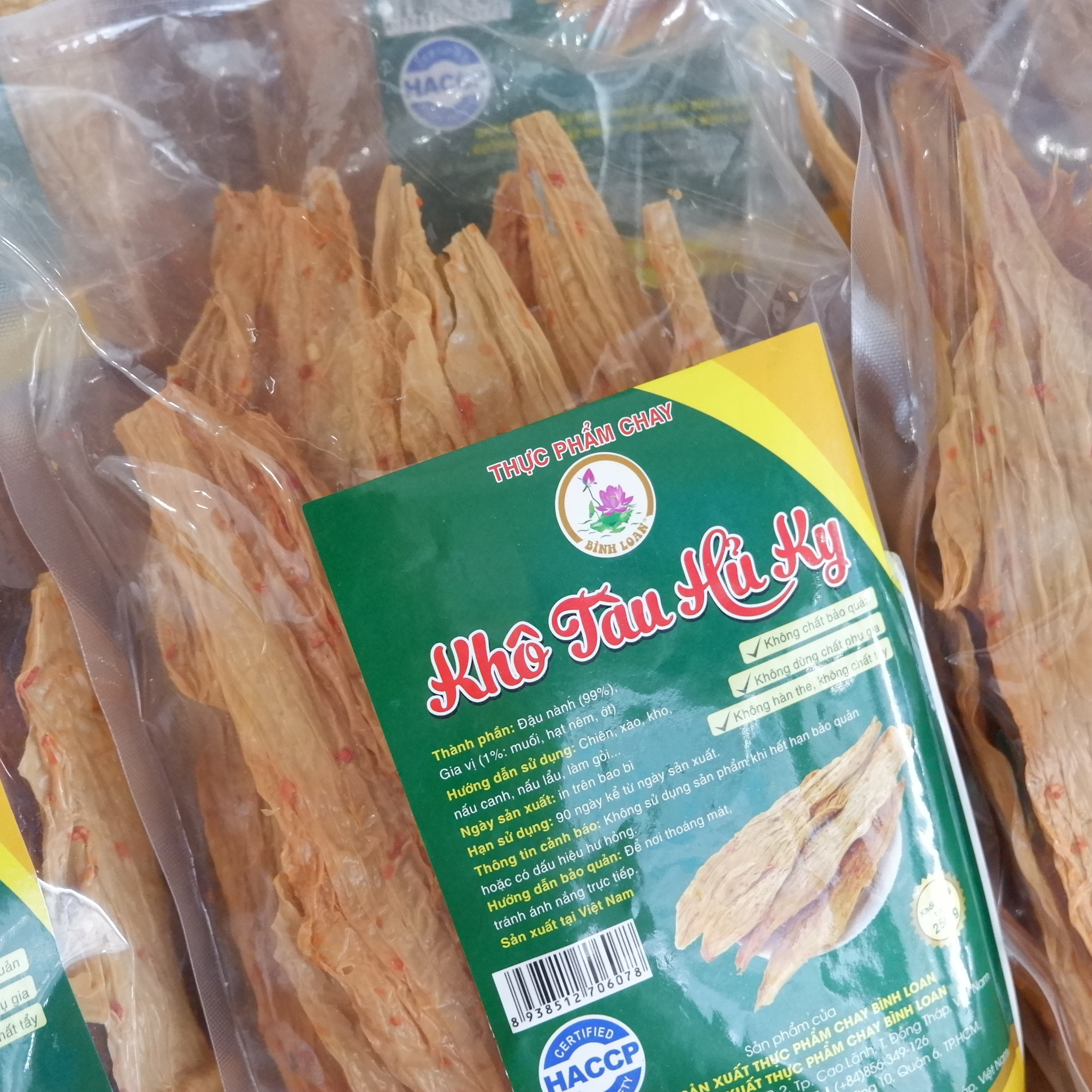 KHÔ TÀU HỦ KY - 250 Gram