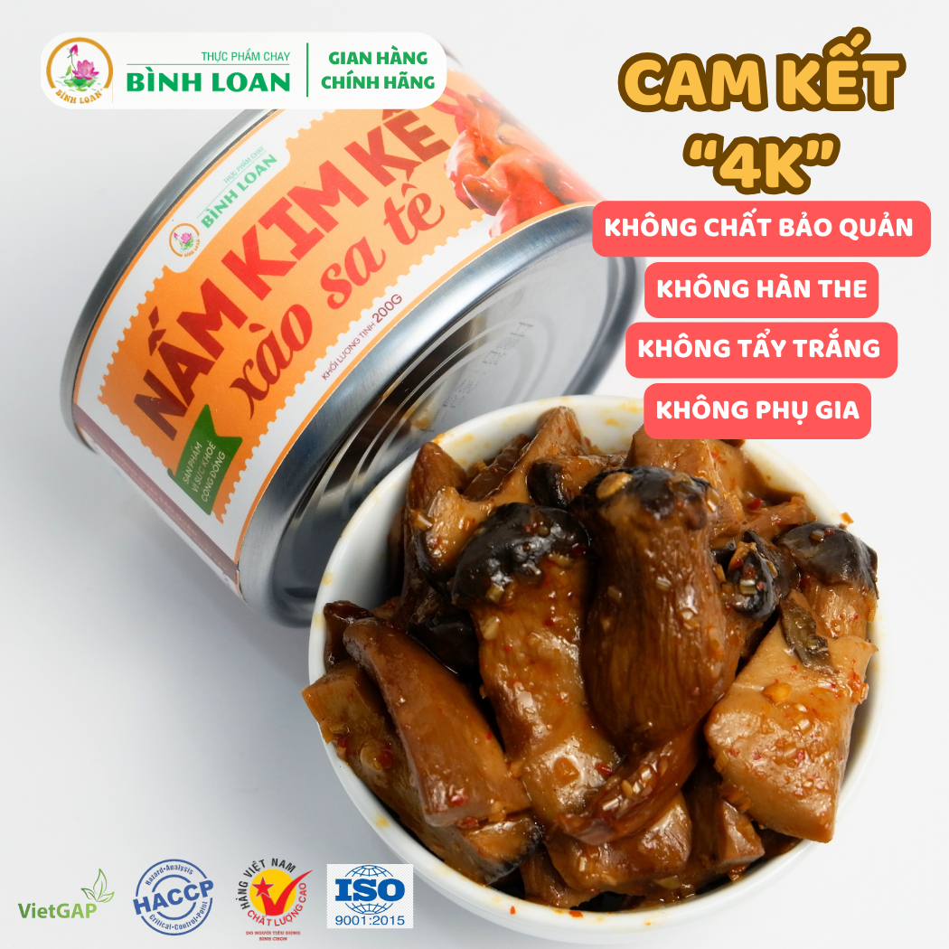 NẤM KIM KÊ XÀO SA TẾ
