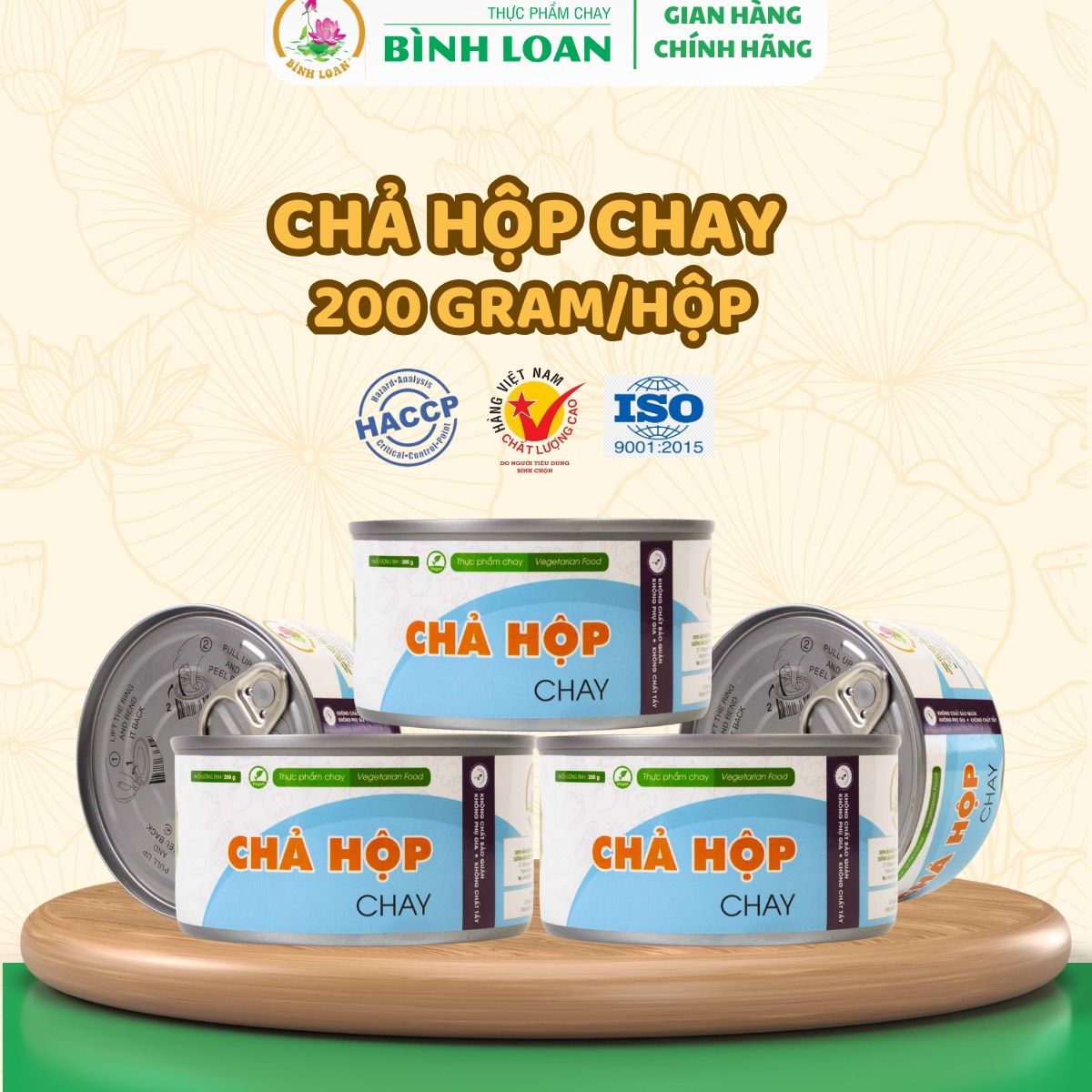 CHẢ HỘP CHAY - 1 Thùng (24 hộp)
