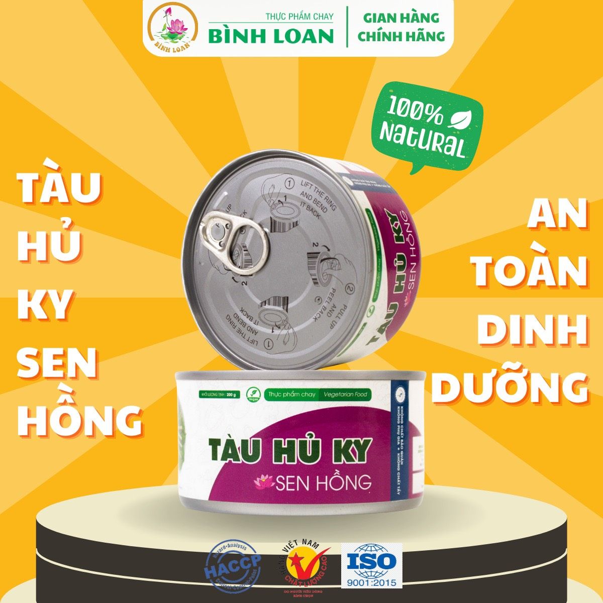 TÀU HỦ KY SEN HỒNG - 1 Thùng (24 hộp)