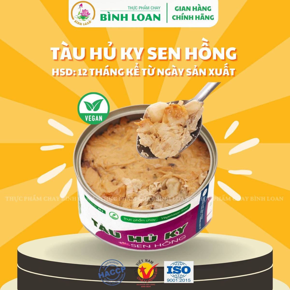 TÀU HỦ KY SEN HỒNG - 1 Thùng (24 hộp)