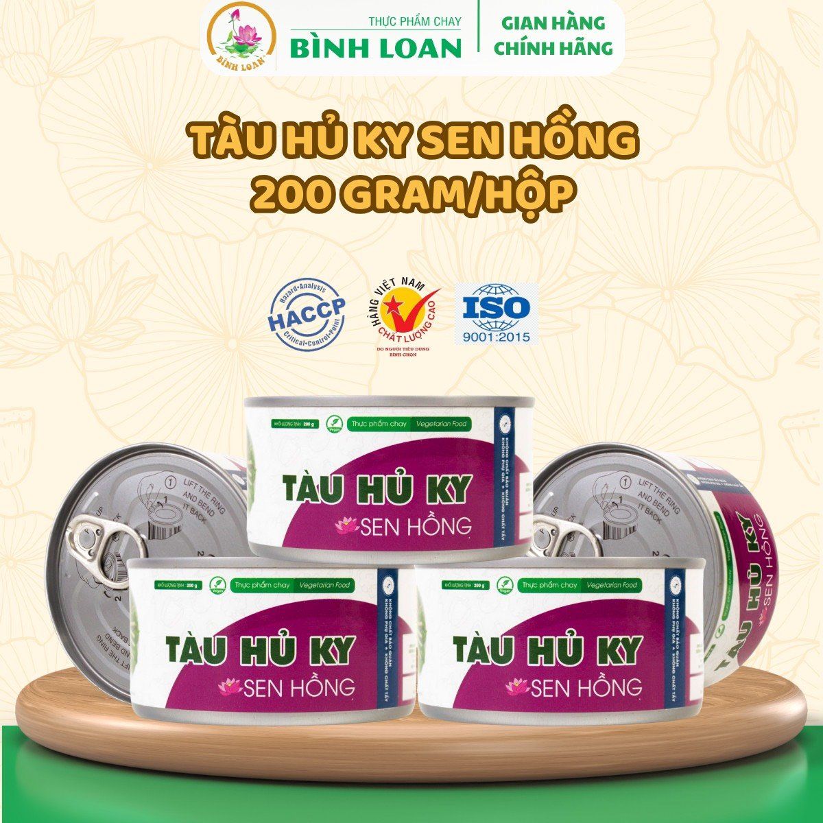 TÀU HỦ KY SEN HỒNG - 1 Thùng (24 hộp)