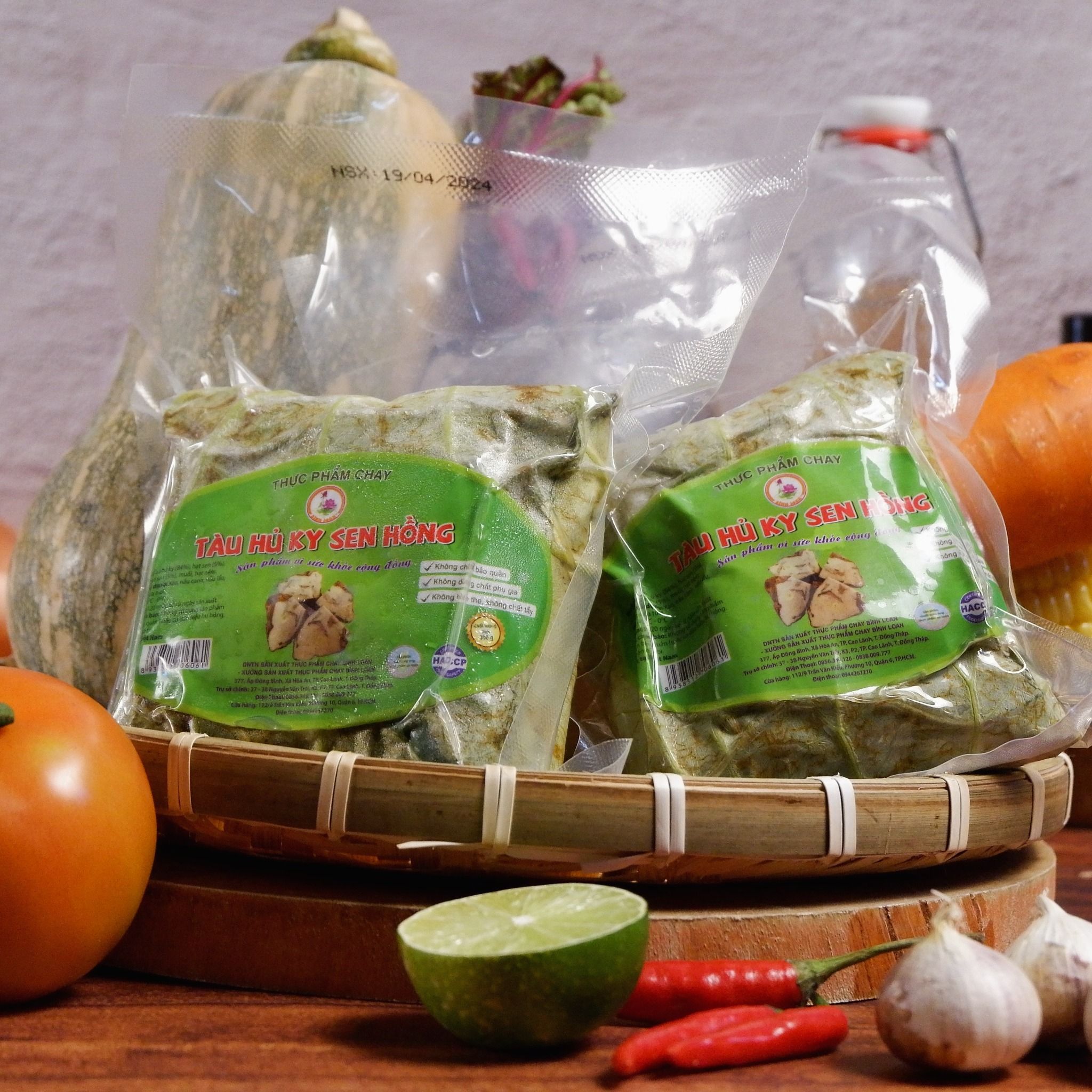 TÀU HỦ KY SEN HỒNG - 300 Gram