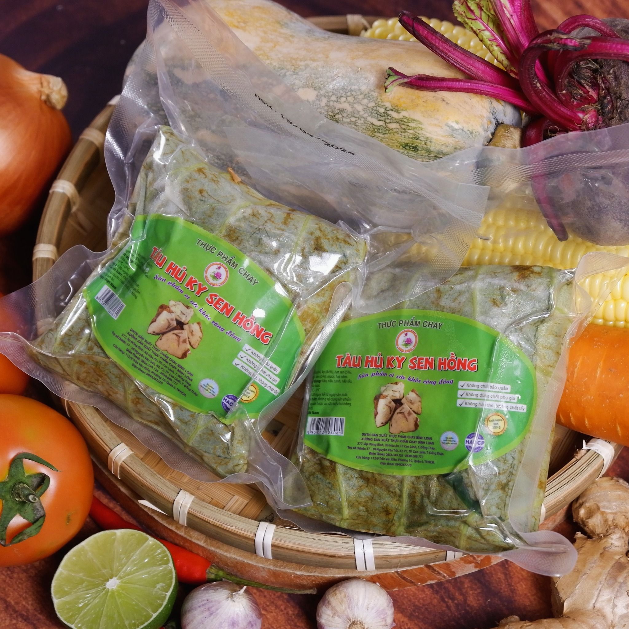 TÀU HỦ KY SEN HỒNG - 300 Gram