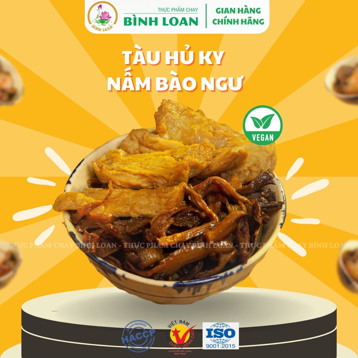 TÀU HỦ KY NẤM BÀO NGƯ - 1 Thùng (24 hộp)