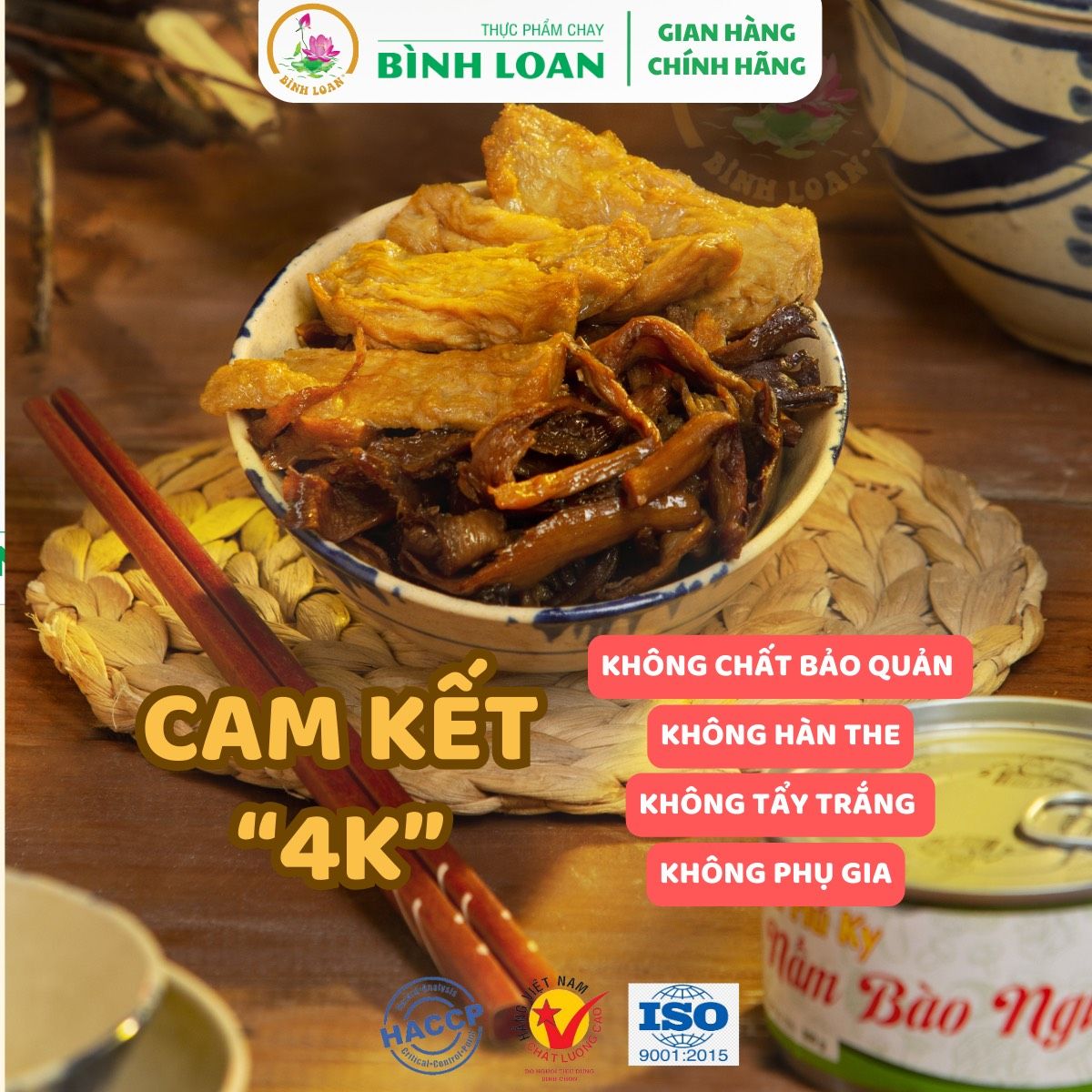 TÀU HỦ KY NẤM BÀO NGƯ