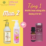  2in1 Combo Sữa tắm sáng da Natura Sweet 300ml, dung dịch vệ sinh nữ  Rose Merry 120ml Tặng 01 Nước hoa Vùng kín Daisy CV G+ 