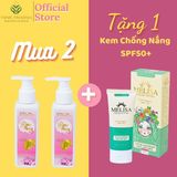  Combo 2 Dung dịch vệ sinh Rose Merry 120ml + Kem chống nắng  Melisa Cream SPF 50++ dưỡng mềm mịn làn da 60G 