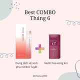  Combo Dung Dịch Vệ Sinh Bọt tuyết trầu không Rose Merry Alpha 150ml + Nước hoa Daisy CV G+ 15ml 