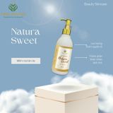  2in1 Combo Sữa tắm sáng da Natura Sweet 300ml, dung dịch vệ sinh nữ  Rose Merry 120ml Tặng 01 Nước hoa Vùng kín Daisy CV G+ 