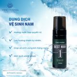  Combo  Bọt Tuyết Vệ Sinh Nam Best Man 150ml - Dung dịch vệ sinh nữ bọt tuyết Rose Merry 150ml 