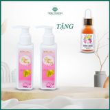  Combo Dung dịch vệ sinh Rose Merry 120ml, Sữa tắm sáng da Natura Sweet 300ml tặng serum mụn EMMA LOTION 