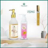  2in1 Combo Sữa tắm sáng da Natura Sweet 300ml, dung dịch vệ sinh nữ  Rose Merry 120ml Tặng 01 Nước hoa Vùng kín Daisy CV G+ 