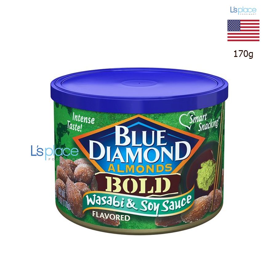 Blue Diamond Bold Hạt hạnh nhân tẩm vị wasabi xì dầu