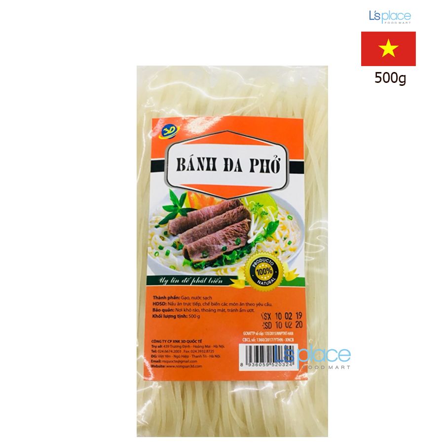 3D Bánh đa phở