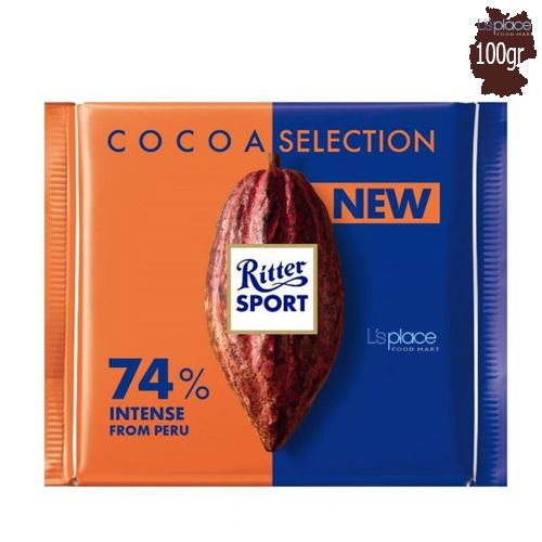 Ritter Sports Socola 74% Cacao