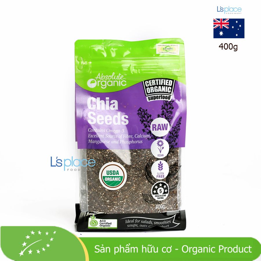 Absolute Organic hạt chia hữu cơ túi nhỏ