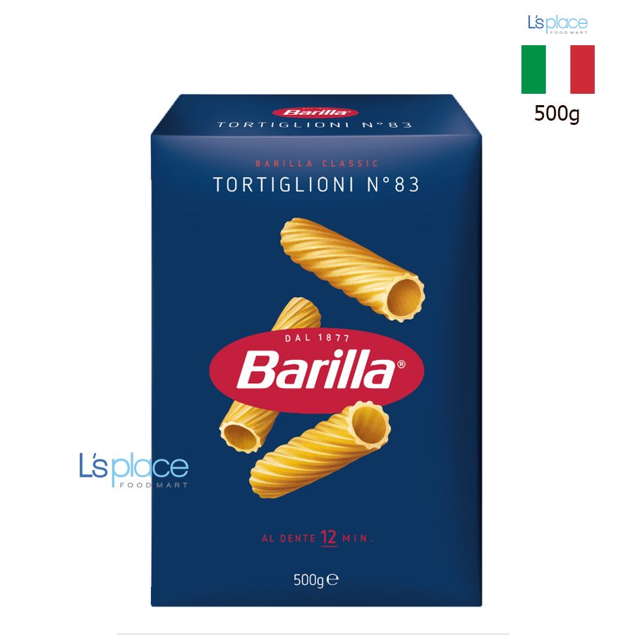 Barilla Nui ống tre Tortiglioni N.83