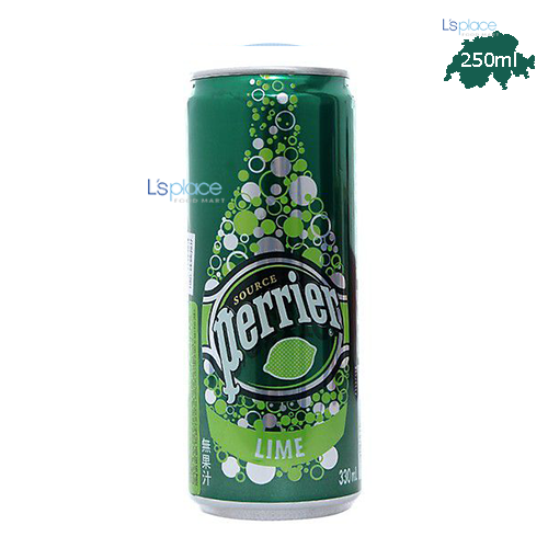 Perrier Nước khoáng có ga lon hương chanh