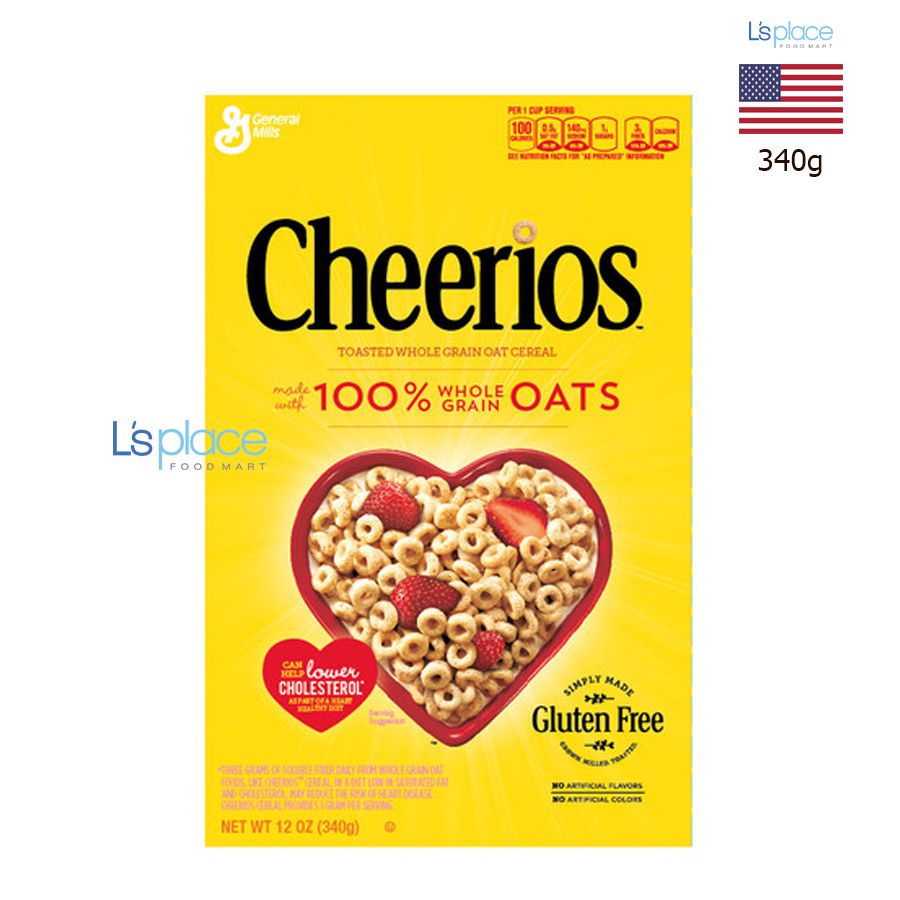 Cheerios ngũ cốc ăn sáng 100% yến mạch