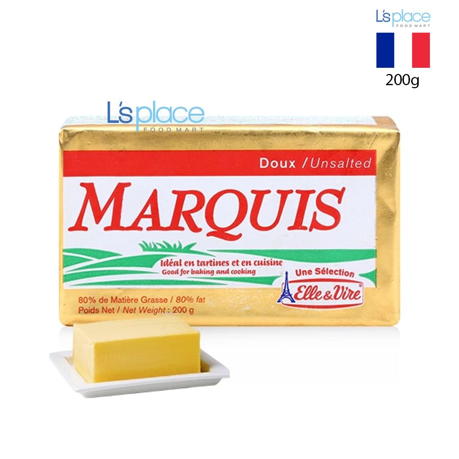 Elle & Vire bơ Marquis nhạt 80%