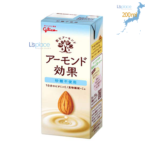 Glico Sữa Hạnh Nhân Không Đường 200ml