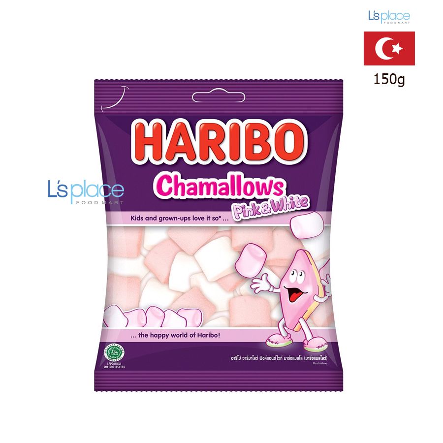 Haribo Kẹo Chamallows trắng & hồng