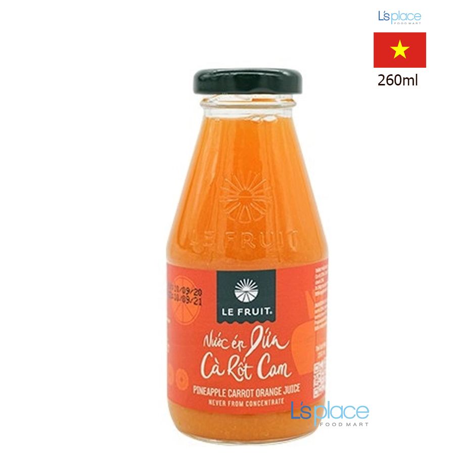 Le Fruit Nước ép cà rốt, cam và dứa