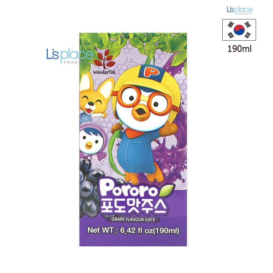 Pororo Nước trái cây vị nho