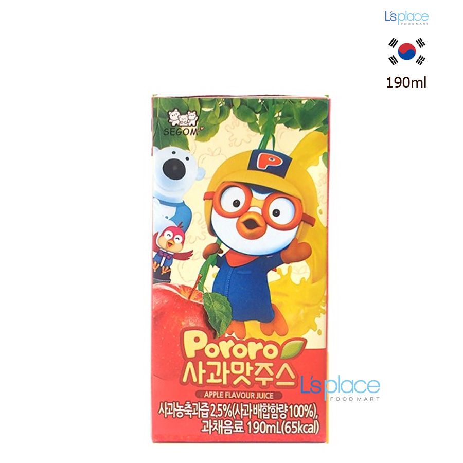 Pororo Nước trái cây vị táo