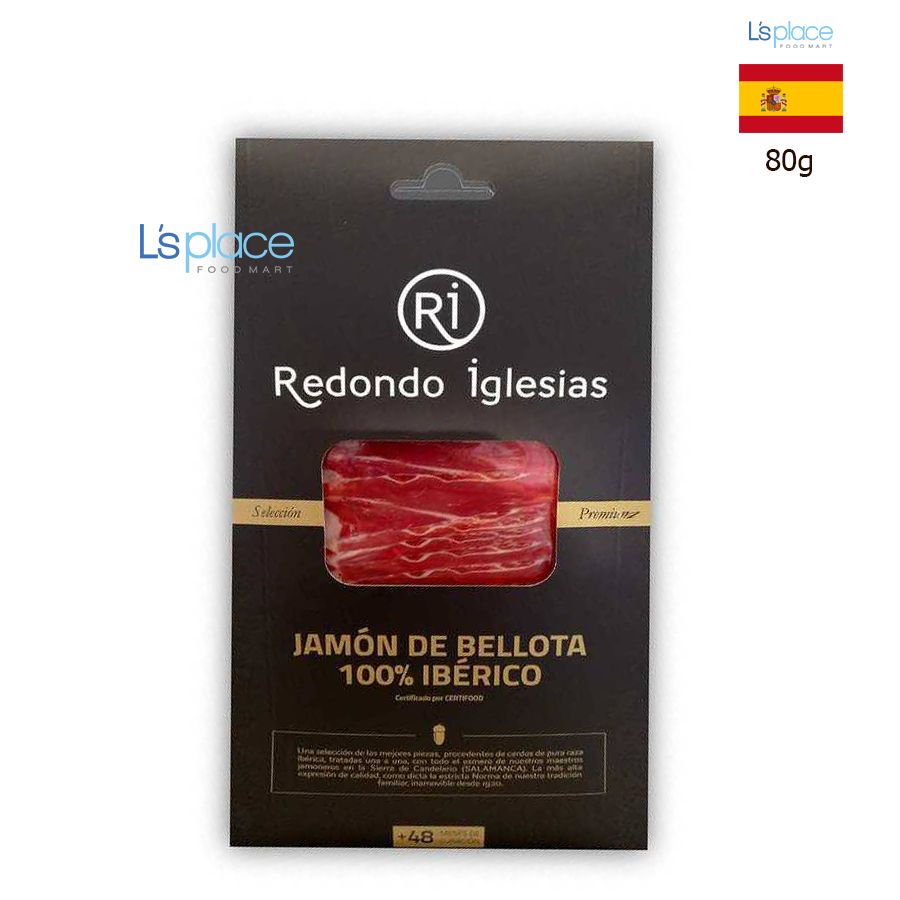 Redondo Iglesias Thịt lợn Iberico muối với hạt sổi