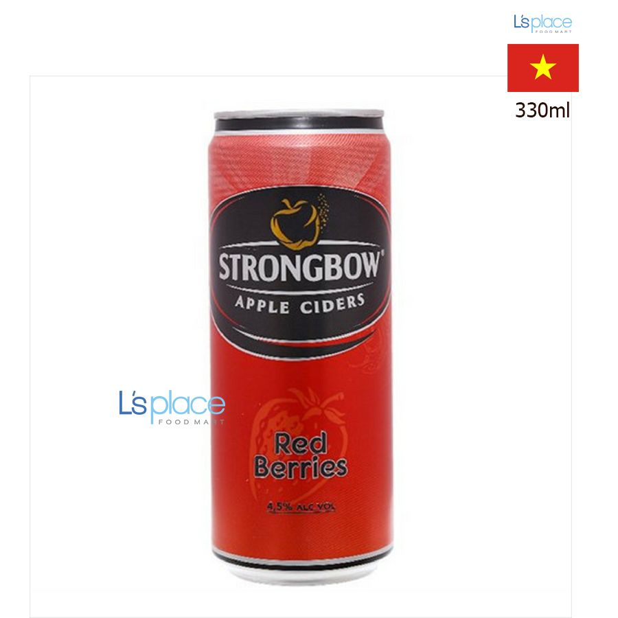 Strongbow Nước táo lên men vị dâu đỏ