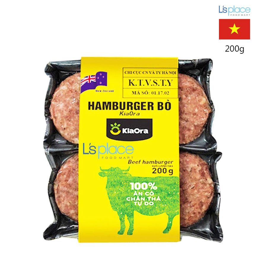 KiaOra Hamburger bò