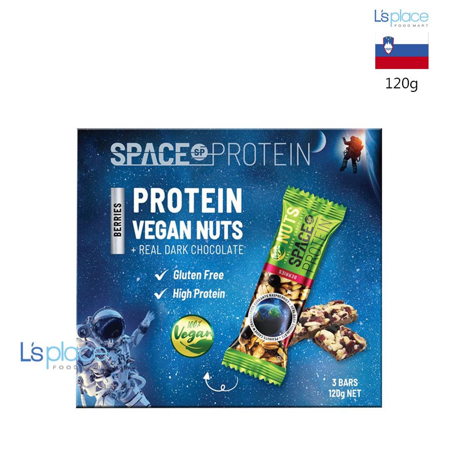 Space Protein Hộp thuần chay vị quả mọng