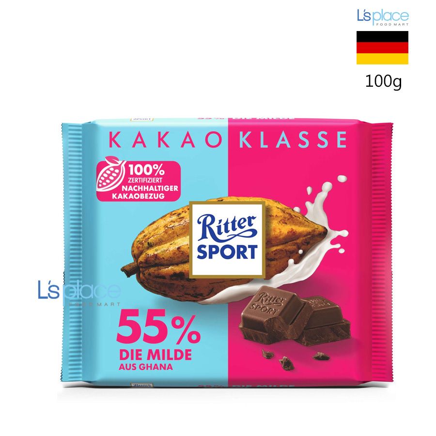 Ritter sport Socola 55% cacao