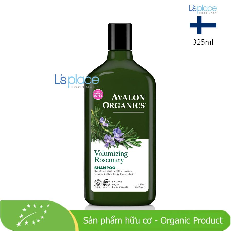 Avalon Organics Dầu gội hữu cơ hương thảo