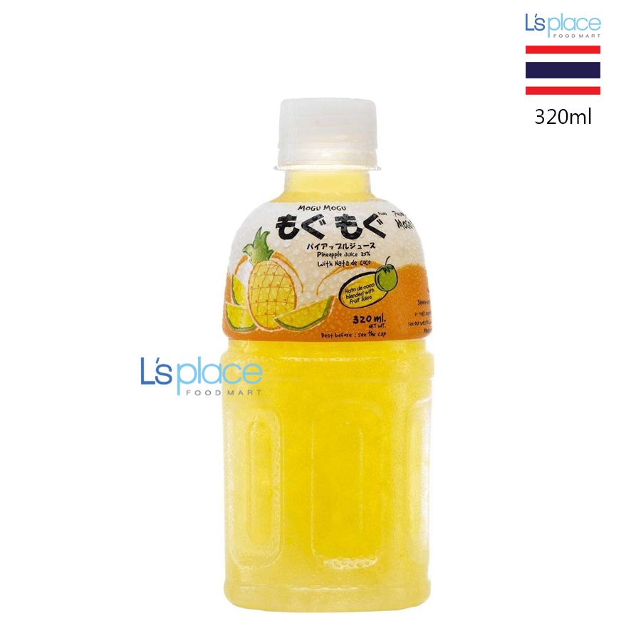 Mogu Mogu nước uống vị dứa với Thạch Dừa