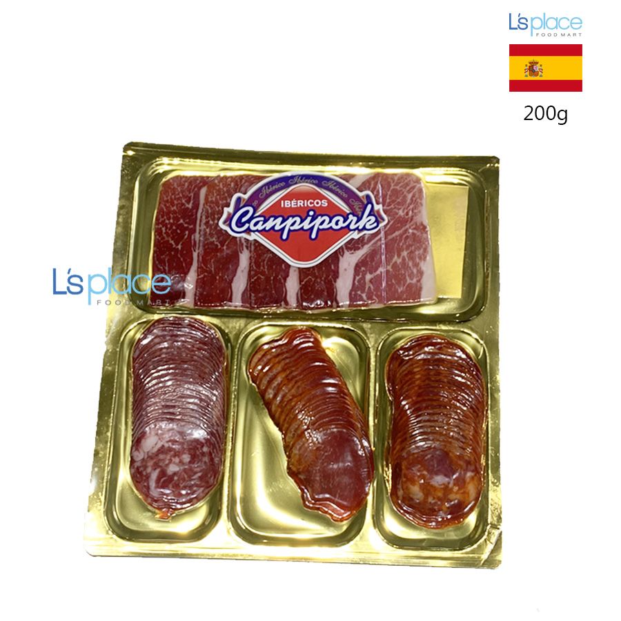 Canpipork Thịt nguội tổng hợp Surtido  Ibericos