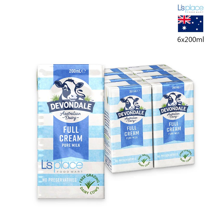 Devondale Our Creamy One Lốc 6 hộp Sữa tươi nguyên kem