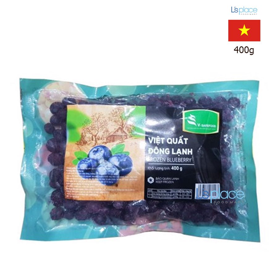 V-Safefood Việt quất đông lạnh gói nhỏ